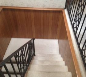 refinishing our carpeted stairs