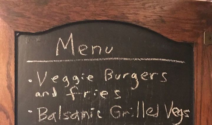 inside kitchen cabinet chalkboard paint