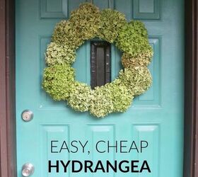 easy cheap annabelle hydrangea wreath for fall