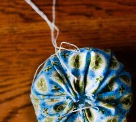 how to make fabric pumpkins