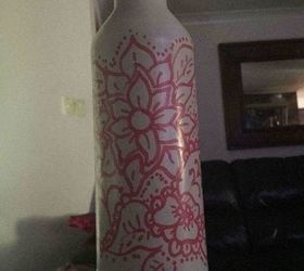 wine bottle art
