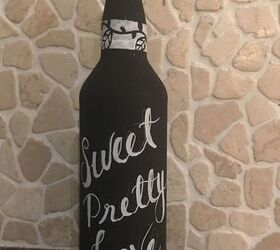 wine bottle art