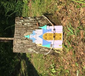 Gnome Home Tree Stump & Oak Tree Fairy Door, Part 2