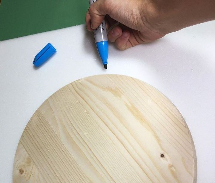 3 cool diy step by step stools you ll want in your home, Step 2 Trace a wood round on a foam cushion