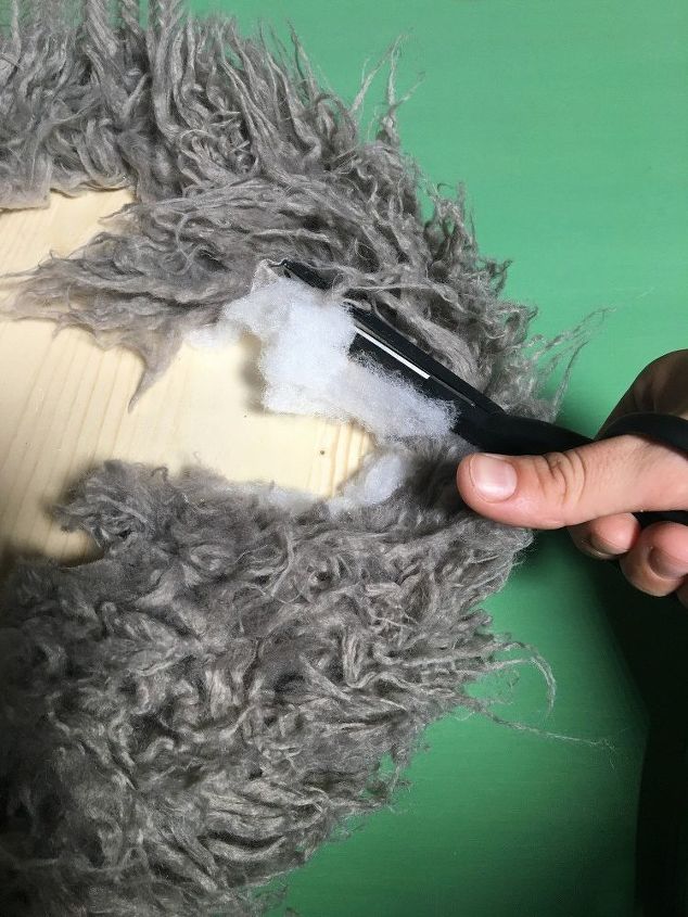 3 cool diy step by step stools you ll want in your home, Step 8 Cut away any excess fabric
