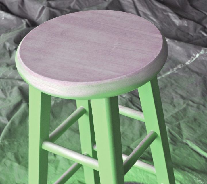 3 cool diy step by step stools you ll want in your home, Step 2 Paint the stool a base color