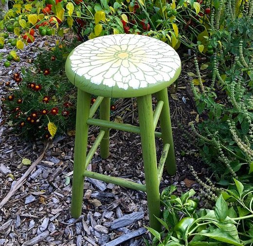 3 cool diy step by step stools you ll want in your home, Step 9 Place your stool in your garden