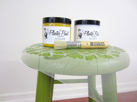 3 cool diy step by step stools you ll want in your home, Step 4 Prepare colors and a rounded brush