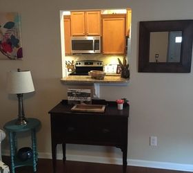 how can i update an outdated kitchen pass through w o spending a ton