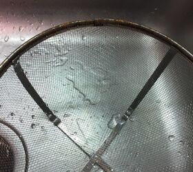 How can I remove rust from a strainer/colander?