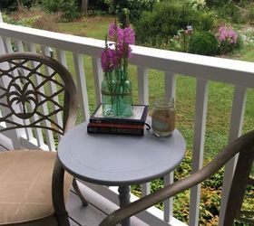 chalk paint table for the front porch