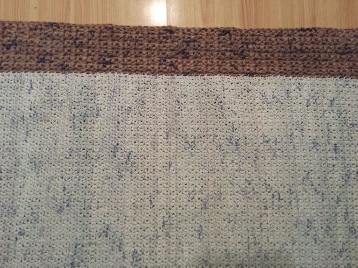alfombra de bao de lana de bricolaje, borde de la alfombra de lana