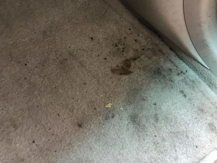 q my car mat has a bad stain that i can t remove any help please