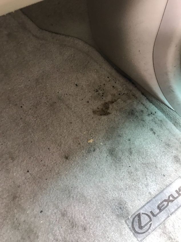 q my car mat has a bad stain that i can t remove any help please