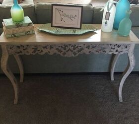 the makeover of two tables