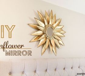 mirror mirror on the wall who is the fairest one of all, Create a Sunflower Mirror Made With Cardstock
