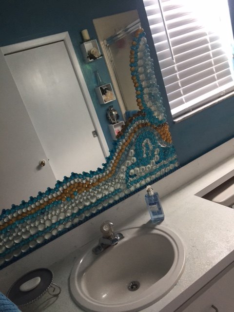 mirror mirror on the wall who is the fairest one of all, Get Your Own Beaded Glass Mirror