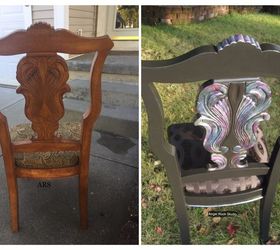 rhiannon an abalone inspired chair makeover