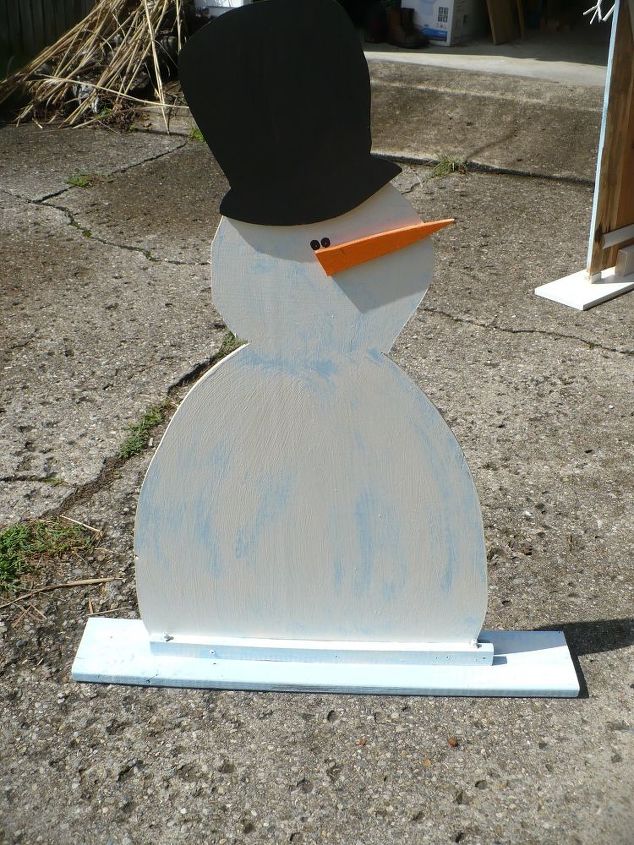 snowman welcome sign