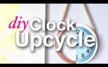 Looking to  Upcycle Your Wall Clock?  See How I Transformed This One