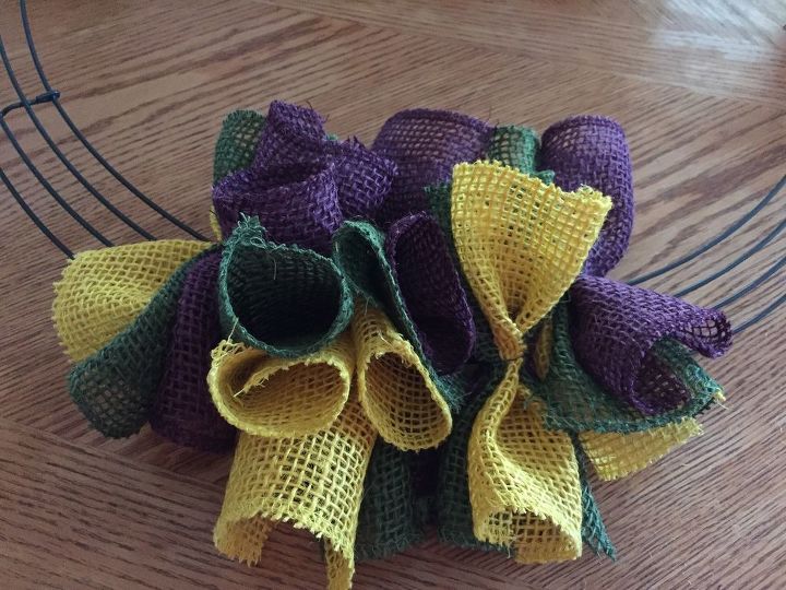 burlap fall autumn halloween wreath