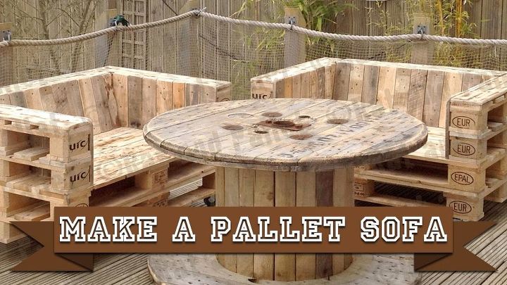 make a simple diy pallet sofa chair from recycled wood