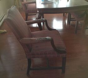 q how do i upholster these chairs