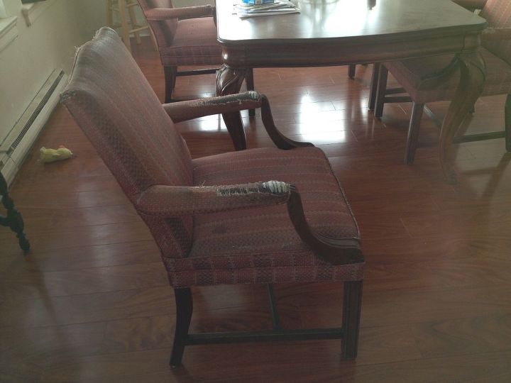 q how do i upholster these chairs