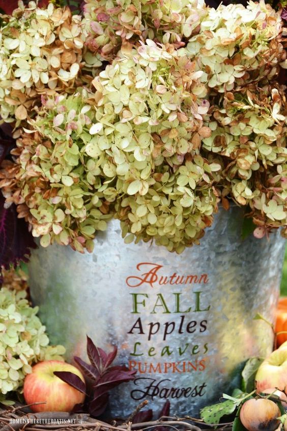 easy diy fall harvest arrangement