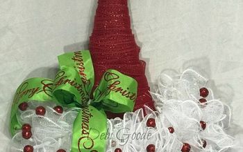 DIY Repurposed Witch Hat to a Santa Hat