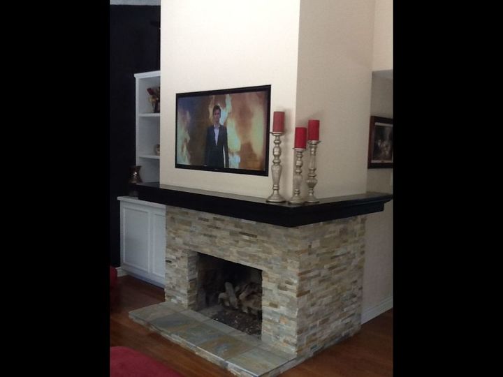 q inspiration for the fireplace upgrade