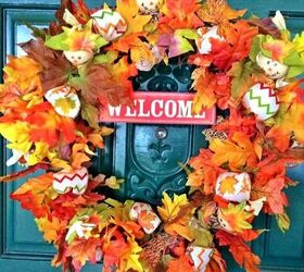 diy dollar store fall wreath tutorial