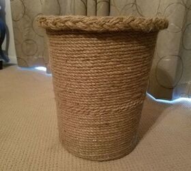 i just made a rope basket what product can i use to add shine