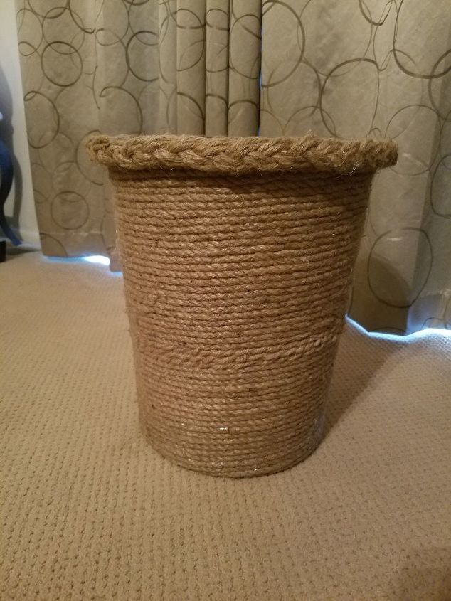 i just made a rope basket what product can i use to add shine