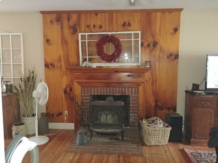 q help desperate to change my fireplace area