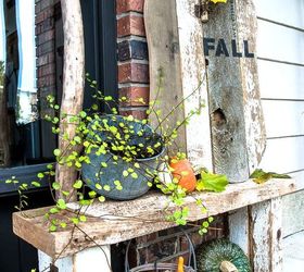 fast fall scrap wood pumpkin sign within an hour