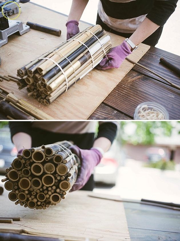 casa de abelhas de bambu faa voc mesmo
