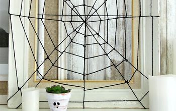 How to Make a Spider Web Picture Frame