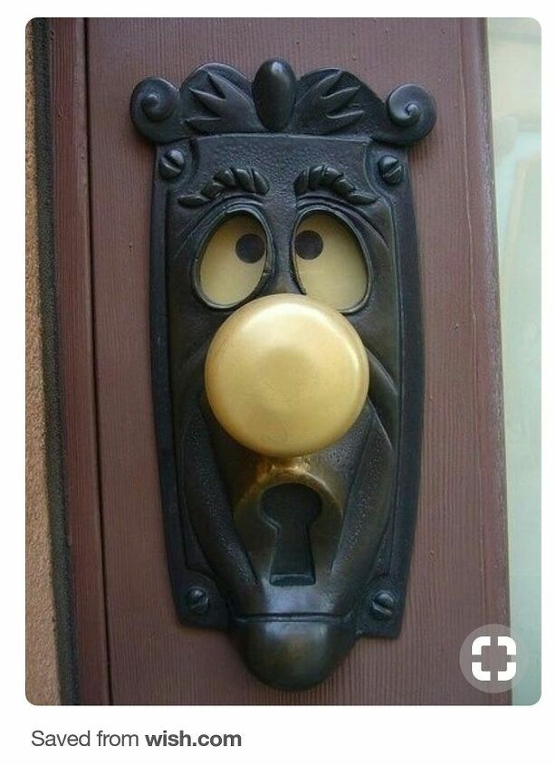 q pl help me to diy this kind of innovative backplates for doorknobs or