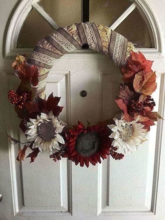 fall inspired wreath