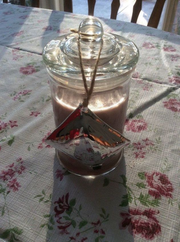 home made autumn spice soy candle