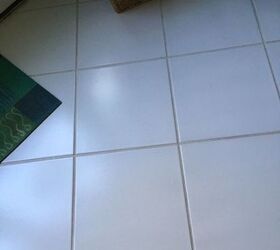 q i want to change the color of my white tile floor but not stencil it l