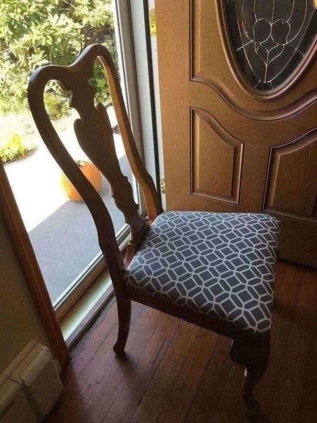 reupholstering dining chair seats