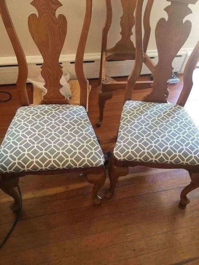 Reupholstering Dining Chair Seats | Hometalk