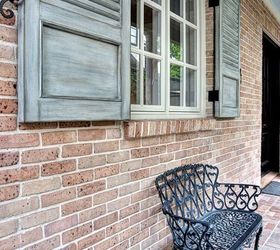 chalk painting your outdoor shutters yes you can