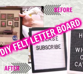 diy felt letter board easy home decor