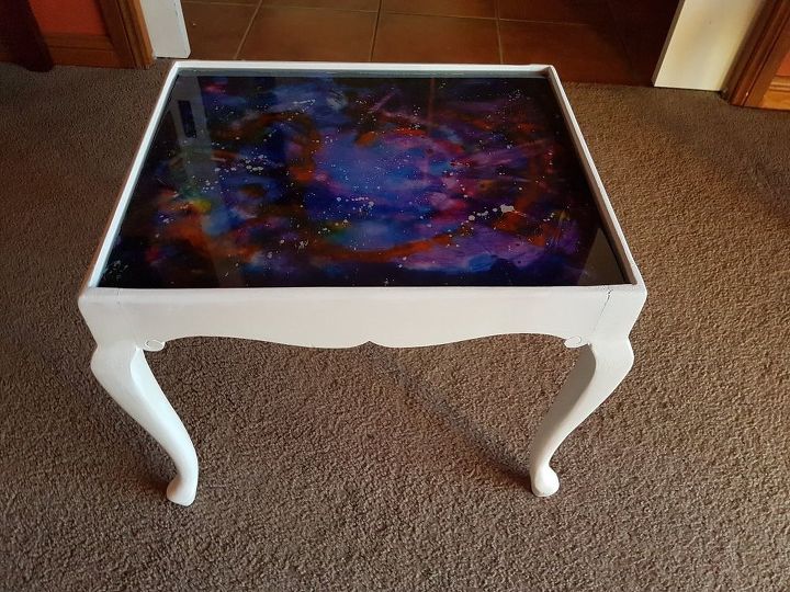 Small Unicorn Spit Galaxy Table | Hometalk