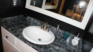 Spray Paint Glaze Kitchen Counter Make Over Hometalk