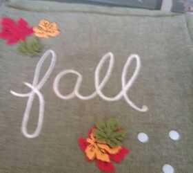 cushion cover fall makeover
