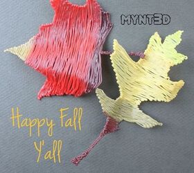 Fall Leaves Made With a 3D Printing Pen